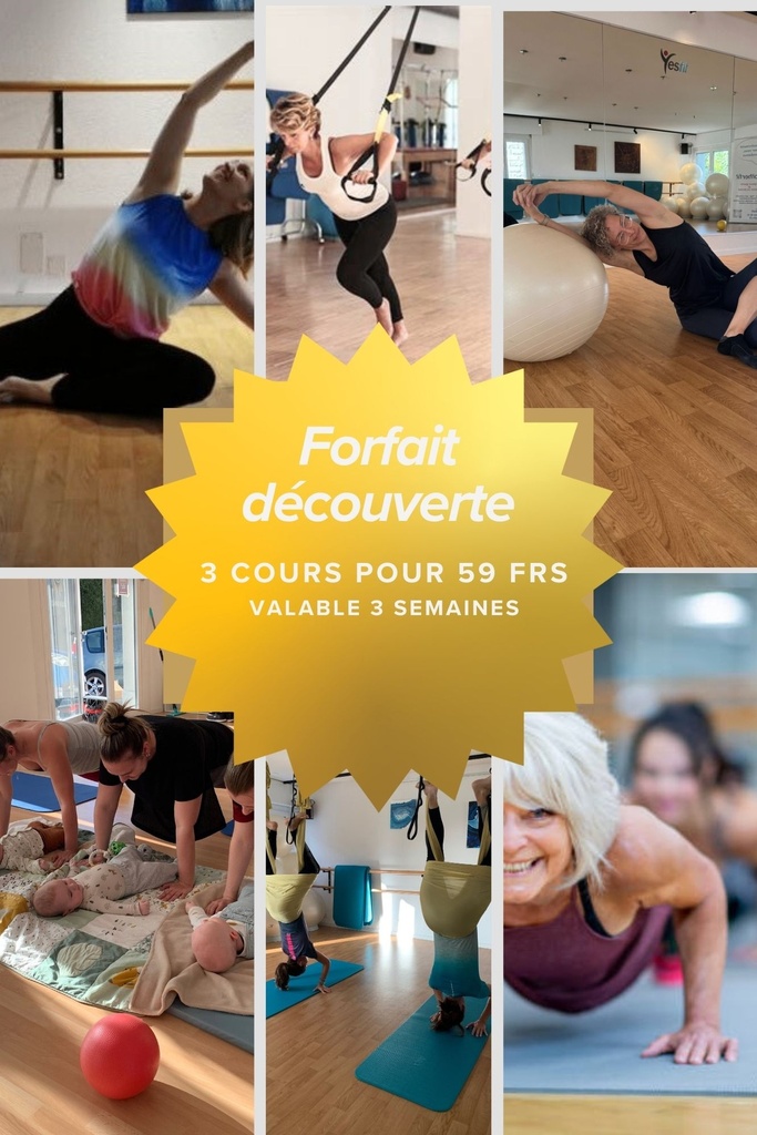 Forfait découverte 3 cours