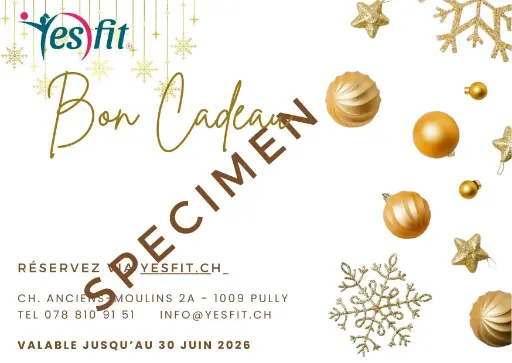 Carte-cadeau pour 3 cours collectifs de votre choix